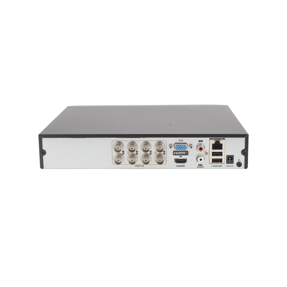 DVR Pentahíbrido / 12 Canales / 8 TURBOHD + 4 IP / 5 Megapixel Lite / Audio Bidireccional por Coaxitron / AcuSense / H.265+ / 1 Bahía HDD 10 TB / Salida HDMI y VGA Full HD - Imagen 4