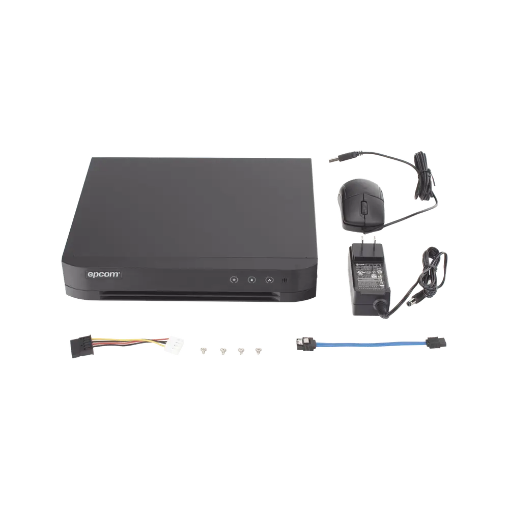 DVR Pentahíbrido / 12 Canales / 8 TURBOHD + 4 IP / 5 Megapixel Lite / Audio Bidireccional por Coaxitron / AcuSense / H.265+ / 1 Bahía HDD 10 TB / Salida HDMI y VGA Full HD - Imagen 7