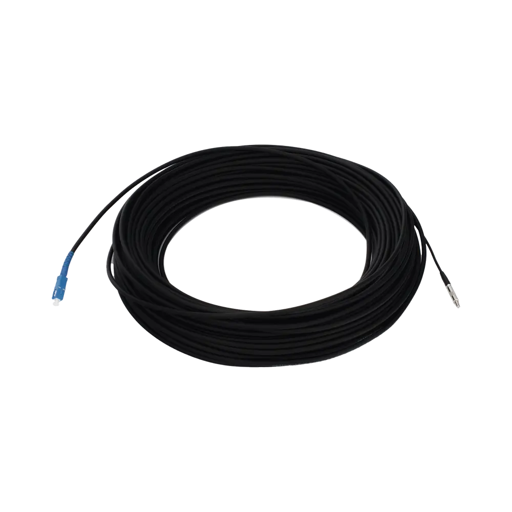 Cable de Fibra Óptica Drop / G.657A2 / Monomodo Simplex / 100 m (328.08 pies) / SC/UPC-SC/UPC / LS0H / Interior-Exterior - Imagen 2