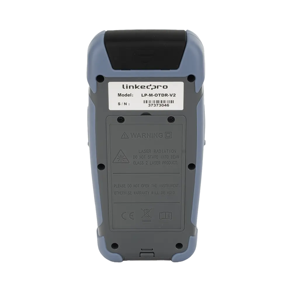 Mini OTDR para Fibra Óptica / Monomodo 1310nm y 1550nm / Rango Dinámico 24dB/22dB / VFL 10mW / OPM Integrado / Mapeo RJ45 / Alcance 128 km / Pantalla 3.5" / 12 Horas de Medición Continua - Imagen 5