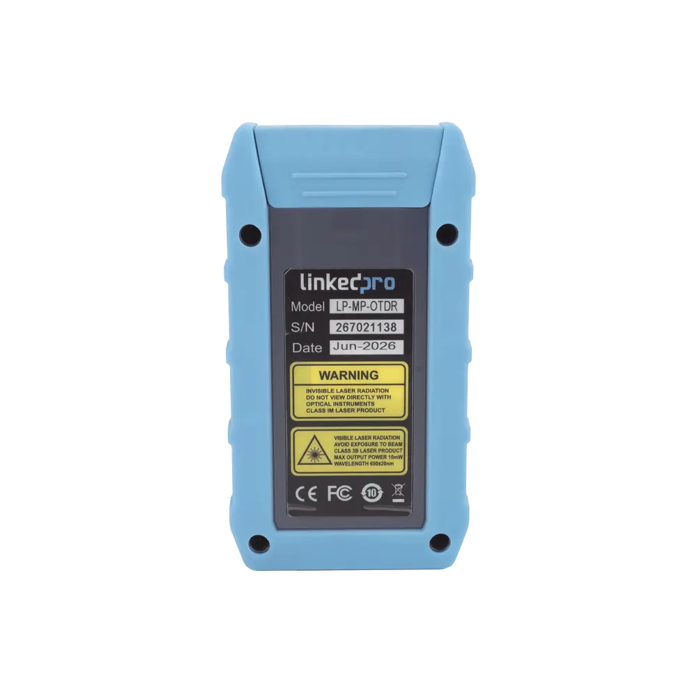 Mini OTDR para Fibra Óptica / Longitudes de Onda 1310nm y 1550nm / Rango Dinámico 24dB/22dB / Alcance de Prueba 80 km (262467 ft) / VFL 10mW / Pantalla Táctil 3.5" - Imagen 5