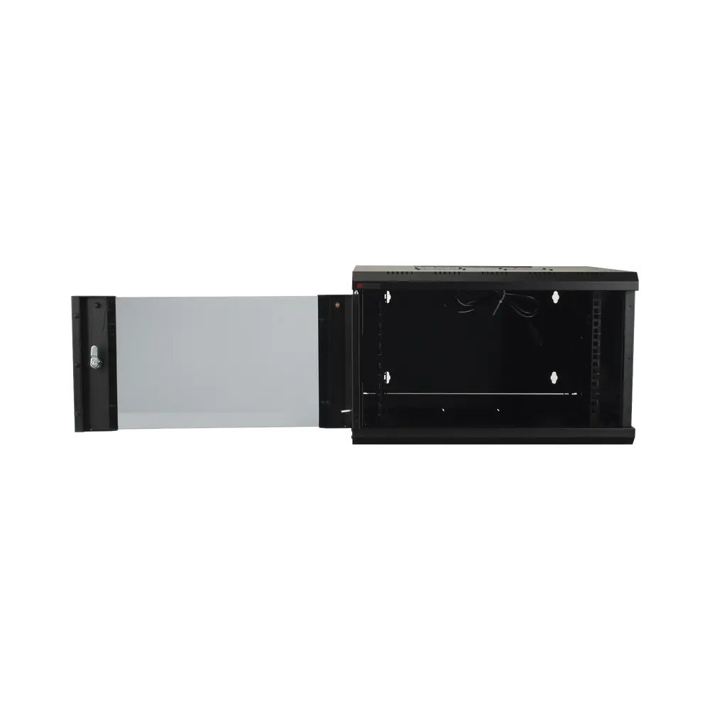Gabinete de Pared / 6U / 19 Pulgadas / 600 x 550 x 382 mm / Cristal Templado 5 mm / Carga 60 kg / IP20 - Imagen 6