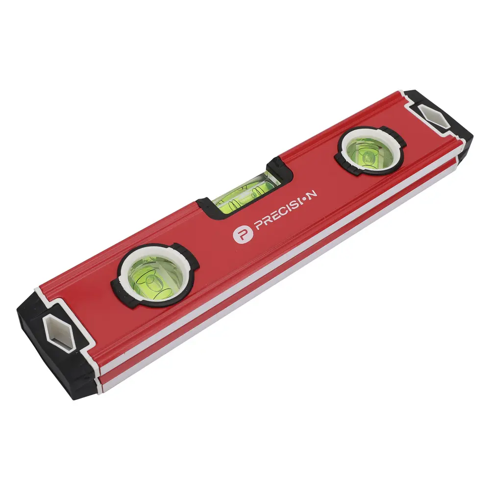 Nivel Magnético Torpedo / 9" (228 mm) / Triple Burbuja / Exactitud 1.0 mm/m / Aluminio con TPR - Imagen 2