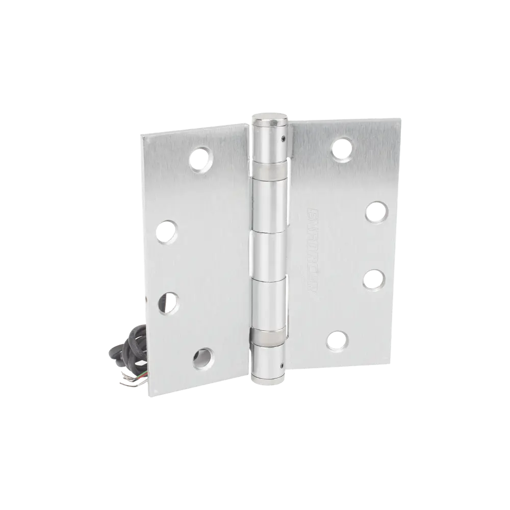 Bisagra de Transferencia Eléctrica / 12-24 VAC/VDC / 4 Hilos 28AWG / 5 Nudillos / Acero Anti-Vandalismo / Energía y Datos - Imagen 3