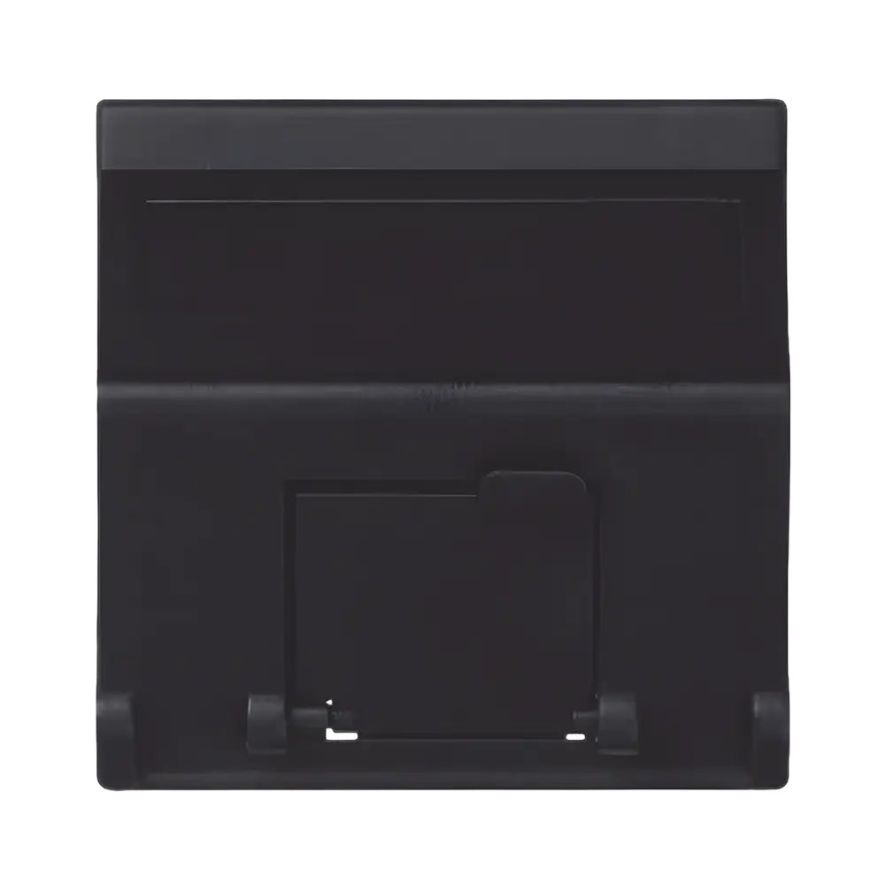 Placa de Voz y Datos Inclinada / 1 Puerto Keystone RJ45 / Guardapolvo Integrado / IP20 / 45x45 mm
