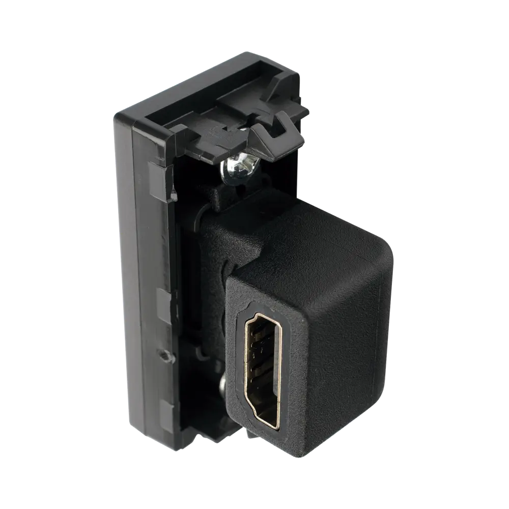 Módulo HDMI / Conector Hembra-Hembra / Full HD y 4K / Acabado Negro / Sistema Modular K45 - Imagen 7