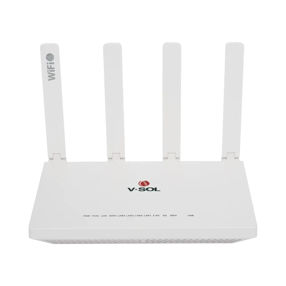 ONU xPON Wi-Fi 6 AX1500 / 4 Puertos Gigabit / Puerto PON SC/UPC / 4 Antenas 5 dBi / 18W / 10.2 × 6.2 × 1.8 in - Imagen 3
