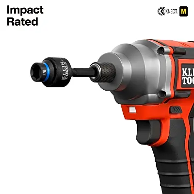Juego de Dados de Impacto / Paso a Través / 39 Piezas / SAE y Métrico / Sistema KNECT / Adaptador 3/8" - Imagen 6