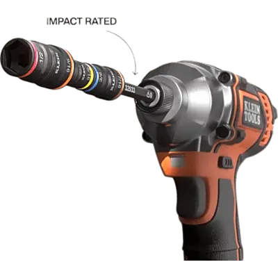 Desarmador de Impacto / 14 en 1 / Magneto de Tierras Raras / Almacenamiento Dual / Asistente de Torque / Dados 7-14 mm - Imagen 6