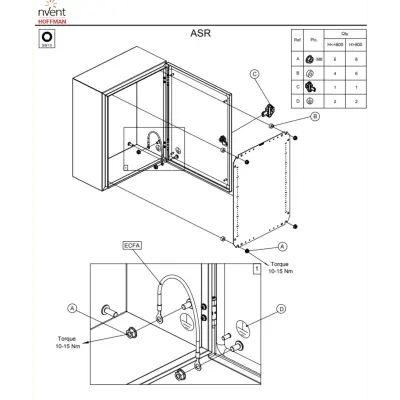 Gabinete de Acero Inoxidable / IP66 / 400x300x150 mm (15.7 x 11.8 x 5.9 in) / 2 Cerraduras / Placa de Montaje 2 mm - Imagen 2