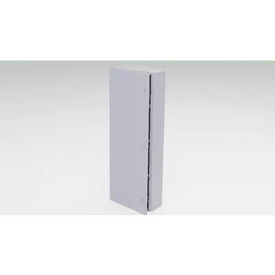 Gabinete para Baterías / Acero Galvanizado / 4 Unidades / Montaje en Poste / Exterior / 1050 mm (3.44 ft) de Altura - Imagen 4