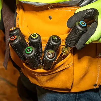 Juego de Desarmadores de Caja / Métricos / Eje Hueco 76 mm (3 in) / Mango Cushion-Grip / 4 mm a 11 mm / 7 Piezas - Imagen 7