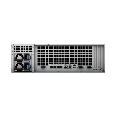 Servidor NAS Rack / 16 Bahías / Intel Xeon D-1541 8 Núcleos / 16 GB DDR4 ECC Ampliable a 64 GB / 403,000 IOPS / 6,200 MB/s Lectura / RAID F1 / Doble Fuente Redundante - Imagen 7