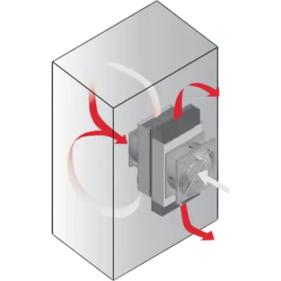 Refrigerador Termoeléctrico / 166W (567 BTU/h) / 24V DC / Enfriamiento y Calentamiento / Montaje Vertical y Horizontal / Rango -40°C a 55°C - Imagen 5