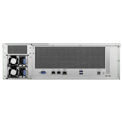 Servidor NAS Rack / 16 Bahías Intercambiables / 3U / Rendimiento 3,519/1,790 MB/s / 10GbE Integrado / Fuentes Duales en Caliente / Expansible a 28 Bahías / Hasta 560 TB - Imagen 7