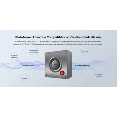 Intercom IP para Exterior / Cámara 4 Megapixel (1080p) / HDR e Iluminación IR / Altavoz 5W y Doble Micrófono con Reducción de Ruido / Panel Acero Inoxidable y Cuerpo Aluminio / IP66 e IK10 / PoE+ / 2 Líneas SIP - Imagen 13