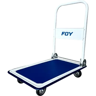 Carro Plataforma Plegable / Capacidad 300 kg / Acero Reforzado / Ruedas TPR 5" / Mango Retráctil / Superficie Antideslizante - Imagen 2