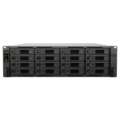 Servidor NAS Rack / 16 Bahías Intercambiables / 3U / Rendimiento 3,519/1,790 MB/s / 10GbE Integrado / Fuentes Duales en Caliente / Expansible a 28 Bahías / Hasta 560 TB - Imagen 2