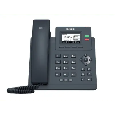 Teléfono IP Empresarial / 2 Líneas SIP / Pantalla LCD 2.3" / Dual Puerto Gigabit / PoE / Voz HD / Conferencia 5 Vías - Imagen 2