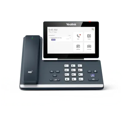 Teléfono IP Empresarial / Pantalla Táctil 7 Pulgadas / Bluetooth 5.2 / Wi-Fi Dual Band / PoE / Microsoft Teams Nativo - Imagen 2