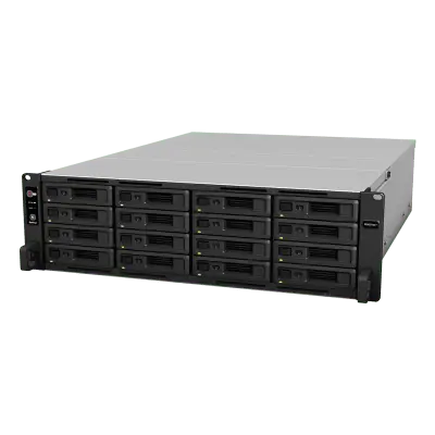 Servidor NAS Rack / 16 Bahías / Intel Xeon D-1541 8 Núcleos / 16 GB DDR4 ECC Ampliable a 64 GB / 403,000 IOPS / 6,200 MB/s Lectura / RAID F1 / Doble Fuente Redundante - Imagen 4