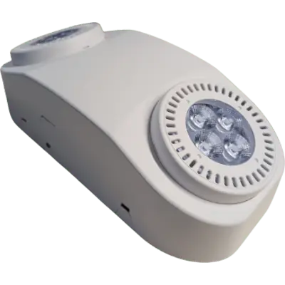 Luminaria de Emergencia LED / 700 Lúmenes / 5000K / Autonomía 90 min / Entrada Universal 120-277 VAC / 2 Cabezales Ajustables / IP Interior - Imagen 3