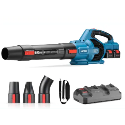 Sopladora Inalámbrica / 20V+20V / 6.0 Ah / Motor Sin Escobillas 1100 W / 650 CFM / 62 m/s / 6 Velocidades + Turbo / 1.9 kg - Imagen 3