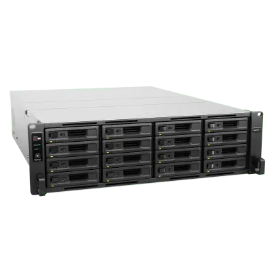 Servidor NAS Rack / 16 Bahías Intercambiables / 3U / Rendimiento 3,519/1,790 MB/s / 10GbE Integrado / Fuentes Duales en Caliente / Expansible a 28 Bahías / Hasta 560 TB - Imagen 3