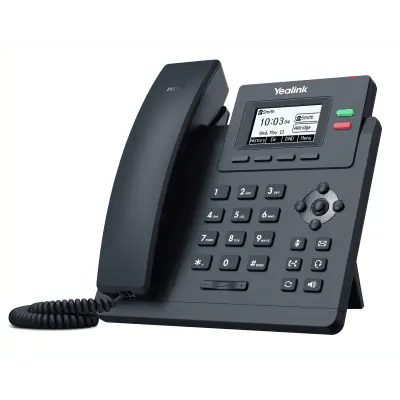 Teléfono IP Empresarial / 2 Líneas SIP / Pantalla LCD 2.3" / Dual Puerto Gigabit / PoE / Voz HD / Conferencia 5 Vías - Imagen 3