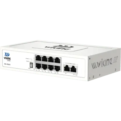 Switch PoE No Administrable / 8 Puertos 10/100 Mbps PoE af/at / 2 Puertos Uplink 10/100 Mbps / Presupuesto PoE 76 W / Alcance PoE 250 m (820.2 ft) - Imagen 3