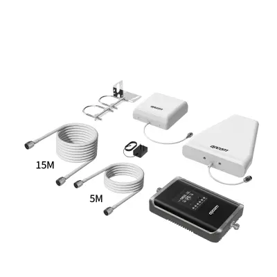 Amplificador Celular 5G / Penta Banda 700-2600 MHz / 70 dB Ganancia / Cobertura 600 m² (6458.3 ft²) / 2G 3G 4G 5G / Sin Configuración - Imagen 5