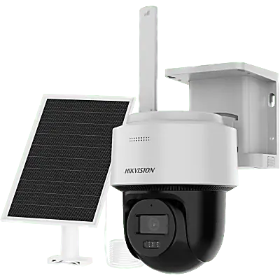 Cámara Solar PT IP / 4 Megapixel / AOV / Dual Light 30 m (98.4 ft) / Audio Bidireccional / IP66 / Panel Solar 8W + Batería 9000 mAh