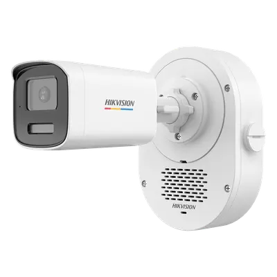 Cámara Bala TURBOHD / 2 Megapixel 1080p / ColorVu 24/7 / Luz Dual 40 m (131.2 ft) / Audio Bidireccional / Disuasión Activa / IP67