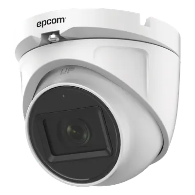 Cámara Domo TURBOHD / 2 Megapixel / Gran Angular 106° / IR 20 m (65.6 ft) / Audio por Coaxitron / IP66 / Metal