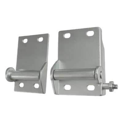 Soportes Inferiores para Puerta de Garage / Acero Reforzado / Capacidad 500 kg / Par Izquierdo y Derecho / Acabado Anticorrosión