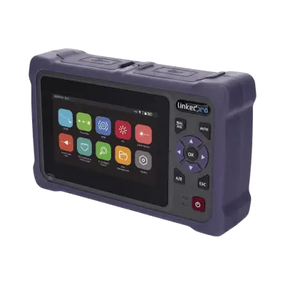 OTDR Touch / Fibra Óptica Multimodo / 850nm y 1300nm / Rango Dinámico 22/24 dB / Zona Muerta 1.5 m (4.9 ft) / VFL 10mW / OPM / Mapeo RJ45 / Batería 5000 mAh - Imagen 2