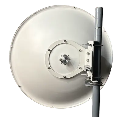 Antena Direccional Parabólica / 27 dBi / 4.9-7.2 GHz / Dual Polaridad Slant 45°/90° / 39.6 cm / Radomo Integrado - Imagen 2