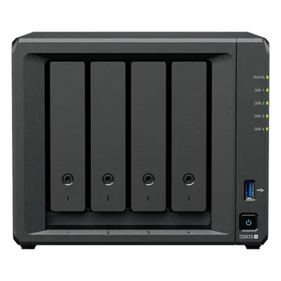 NAS 4 Bahías / Expandible a 9 Bahías / 2 Puertos 2.5GbE / 2 Ranuras M.2 NVMe / Procesador AMD Ryzen V1500B / 4 GB DDR4 ECC / Escritura Secuencial 565 MB/s / RAID Híbrido - Imagen 2