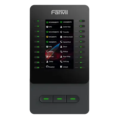 Módulo de Expansión IP / Pantalla Color 4.3 Pulgadas / 60 Teclas DSS Programables / USB Tipo-C / Cascada hasta 4 Unidades / Soporte Ajustable 40° y 45° - Imagen 2