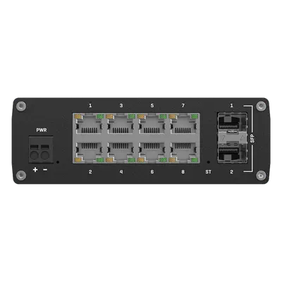 Switch Industrial Administrable L2 / 8 Puertos GE + 2 SFP / Profinet / Ethernet/IP / -40°C a 75°C / IP30 - Imagen 2