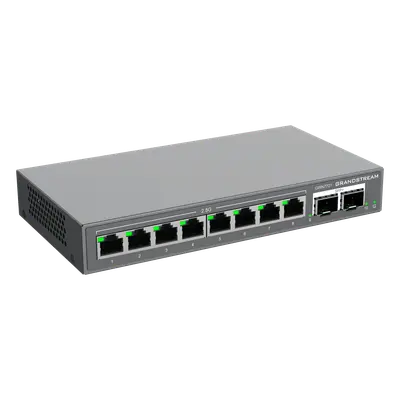 Switch L2 Lite Administrable / 8 Puertos Ethernet 2.5 Gbps / 2 Puertos SFP+ 10 Gbps / VLAN / QoS / Montaje Escritorio o Pared - Imagen 2