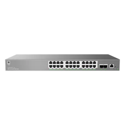 Switch Administrable L2++ / 24 Puertos Gigabit PoE / PoE++ 250W / 2 Puertos SFP+ / 88 Gbps / VLAN 4K / QoS Avanzado - Imagen 2