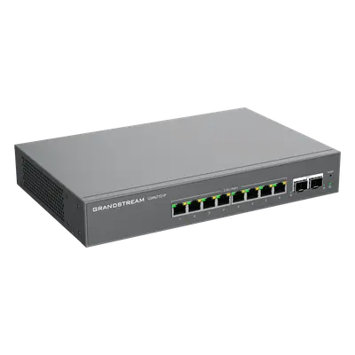 Switch L2 Lite Administrable de 10 Puertos / 8 Puertos Ethernet 2.5 Gbps / 2 Puertos SFP+ 10 Gbps / PoE+ 802.3af/at / VLAN 802.1Q / QoS / IGMP Snooping / Montaje Escritorio, Pared o Rack 19" (0.48 m) - Imagen 2