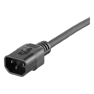 Cable de Alimentación con Bloqueo Doble / IEC C13-C14 / 17 AWG / 10A / 1.2 m (3.9 ft) / Paquete 10 Piezas - Imagen 2