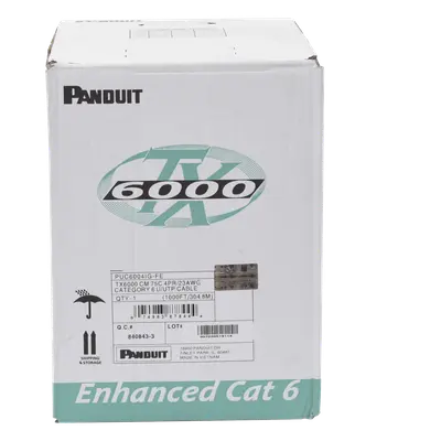 Cable UTP / Categoría 6 Mejorado / 23 AWG / 305 m (1000 ft) / 4 Pares / PVC CM / Bobina Reelex - Imagen 2