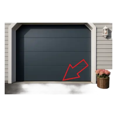 Sello Plastico Rigido y Flexible P/ Puertas D/ Garage D/ 18 Pies D/ Ancho - Imagen 2
