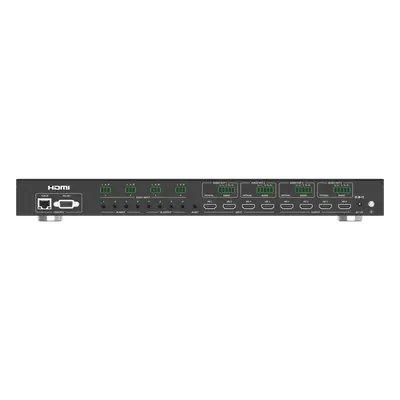 Switch Matrix HDMI / 4x4 / 18 Gbps / 4K@60Hz / HDCP 2.2 / TCP-IP y RS-232 / Audio LPCM y Dolby True HD / Conectores Phoenix - Imagen 2