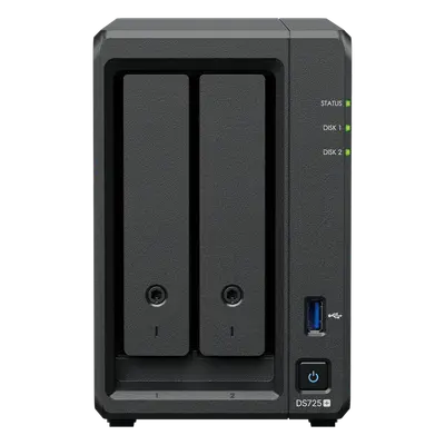 NAS de 2 Bahías / Expansible a 7 Unidades / Puerto 2.5GbE / 2 Ranuras M.2 NVMe / 276 MB/s Lectura / 224 MB/s Escritura / Procesador AMD Ryzen R1600 / 4 GB DDR4 ECC - Imagen 2