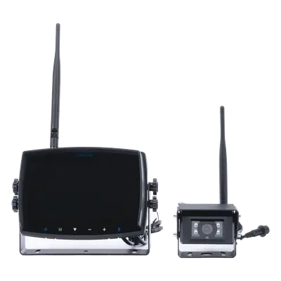 Sistema de Reversa Inalámbrico / Monitor Táctil 7" / Cámara IR CMOS / 2.4 GHz / 4 Canales / Grabación SD - Imagen 2