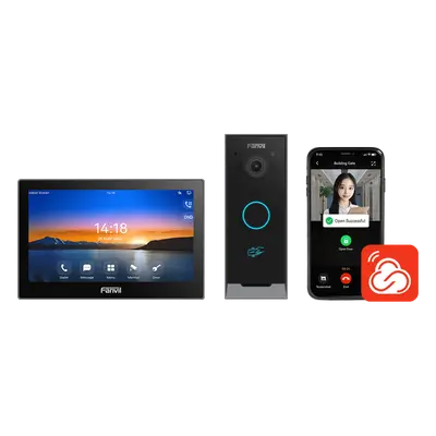 Kit Videoportero IP / Pantalla Táctil 7" HD / Cámara 2 Megapixel / Wi-Fi Dual Band / PoE / 10,000 Tarjetas RFID / ONVIF - Imagen 2